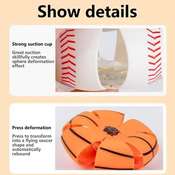 Interactive Dog Ball Bite Resistant Dog Toy Ball Multifunctional Lightweight Pet Toys Glowing Ball For Outdoor/Indoor Travel 3