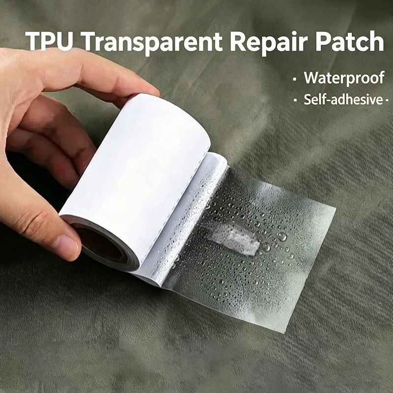 Waterproof Transparent Repair Patch Tape for Outdoor Gear and Leaks
