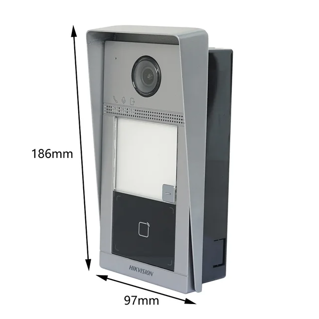 HIKVISION Video intercom KIT,control 2 locks,include DS-KV8113-WME1(C) & DS-KH6350-WTE1, support RFID card,Cloud App,Support PoE 3