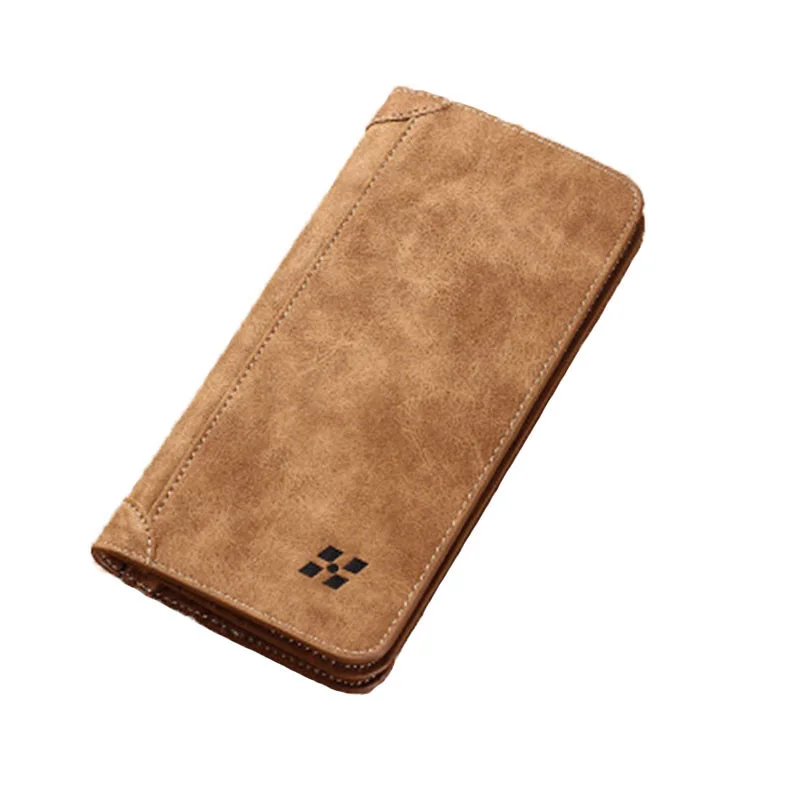 

Новинка, Ретро стиль, мужской кожаный Длинный кошелек, ультра-тонкий, для отдыха, большой емкости, Carteira, мульти-держатель для карт, органайзер для мужчин, Partmon