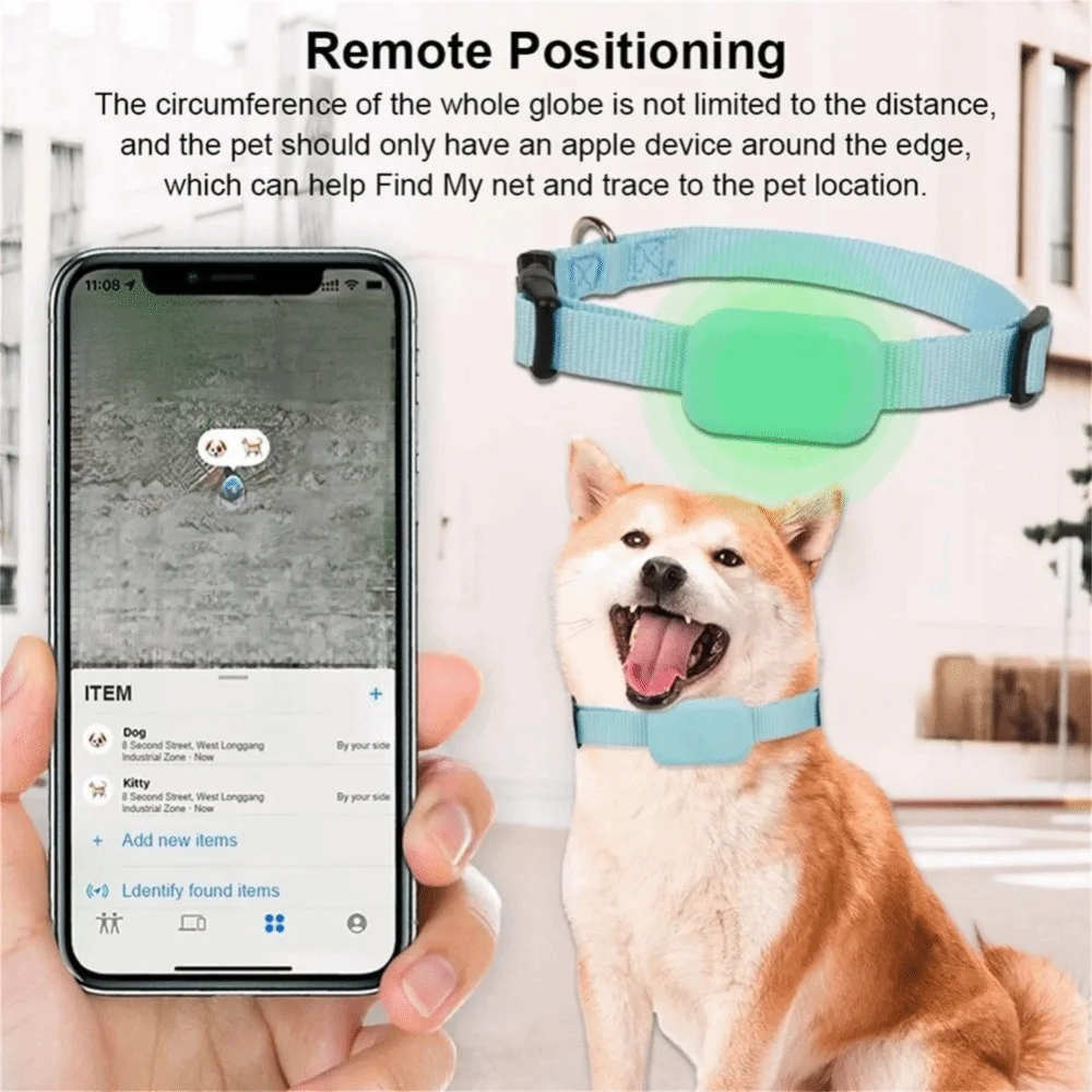 New Waterproof Pet GPS Tracker Collar Lost Pet Recovery Anti-Lost Dog Cat Locator IOS Android Compatible Pet Tracking