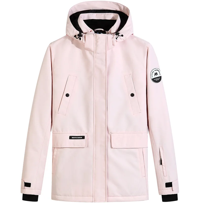 MUTUSNOW Skiing Jackets Winter Outdoor Sport Snow Tops Breathable Waterproof Women's Ski Jacket Snowboard Cotton Coat