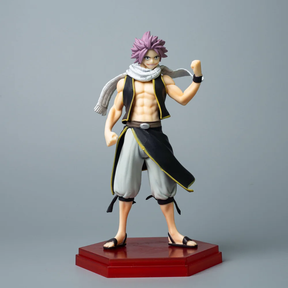 Fairy Tail Action Figures - Erza Scarlett Grey Fullbuster Lucy Heartfilia  Natsu Dragnir PVC Action Figure