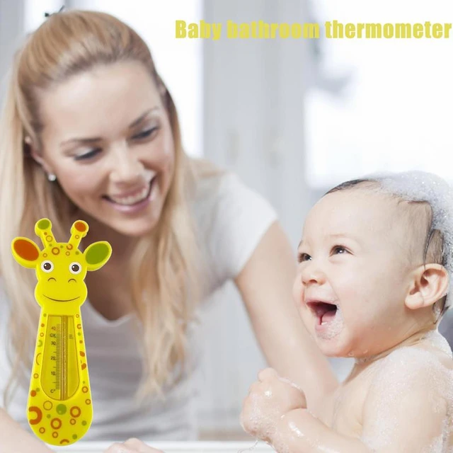 Therye.com-Thermomètres de bain pour bébé avec girafe mignonne, compteur de  température d'eau, jouets de bain pour bébé, sûr, rapide, soins de douche -  AliExpress