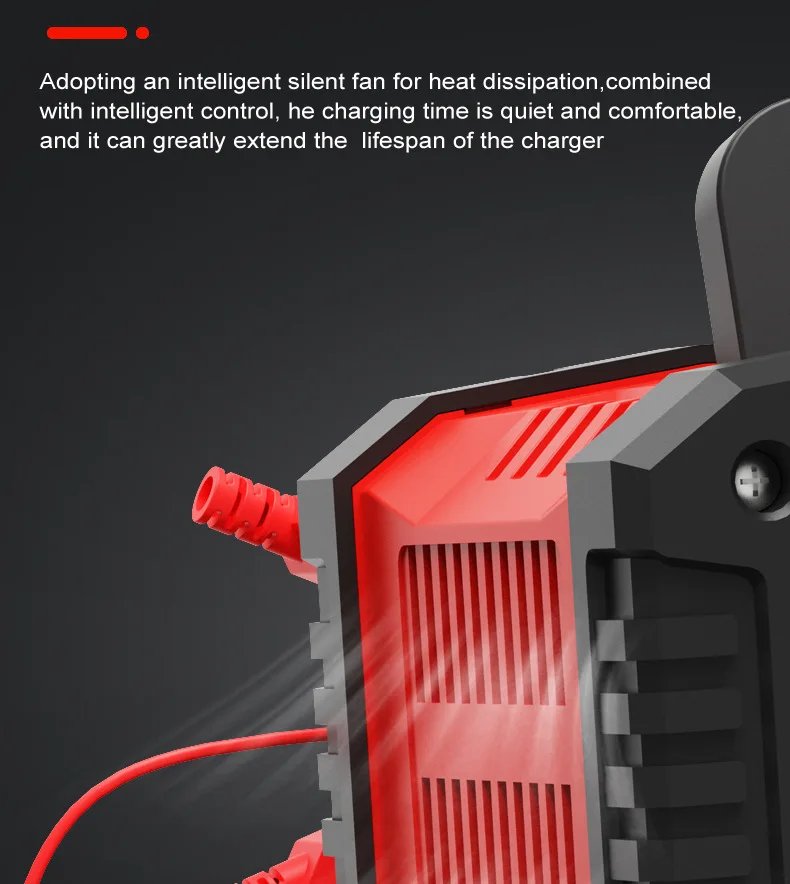 20a/10a Auto Motorrad Batterie Ladegerät 12V/24V Smart Ladegerät Lithium Agm Gel Blei-Säure Lifepo4 Batterie Ladegeräte – Detail 21