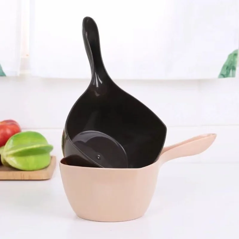 Kitchen Plastic Water Scoops Anti-drop Durable Large Vegetable Fruit Washing Ladle Baby Bath Dipper Shampoo Spoons