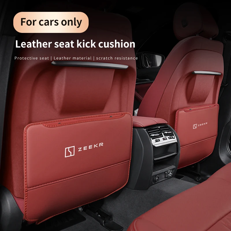 For ZEEKR X 001 007 009 Car Seat Back Storage Rear Anti-Wear Backrest Anti-kick Pad Auto Accessories