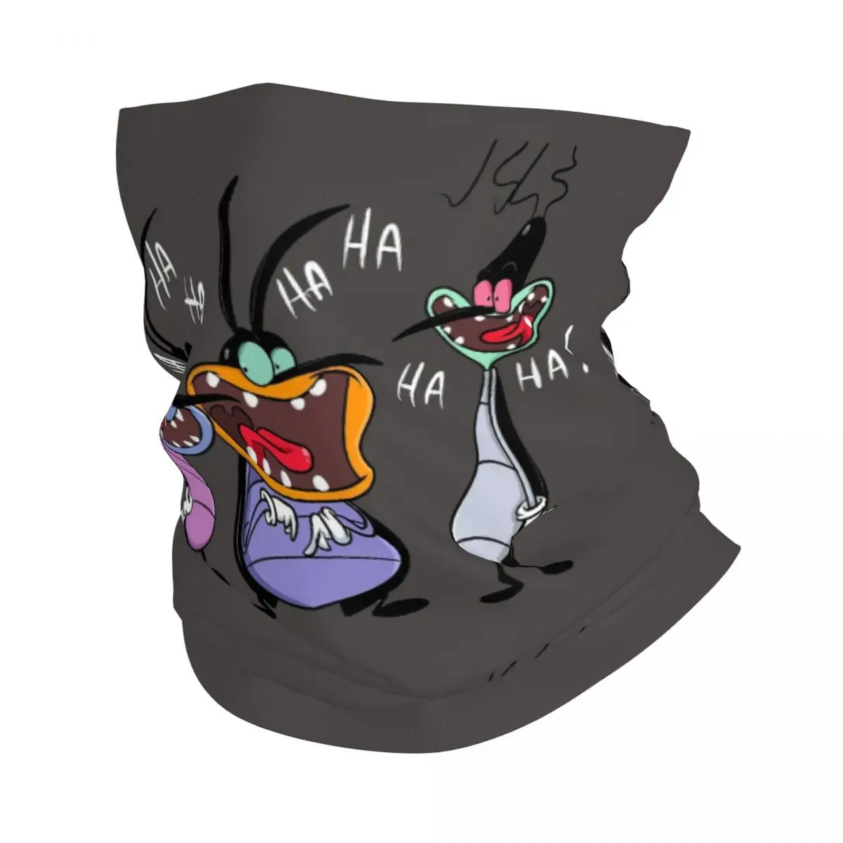 Oggy And The Cockroaches Bandana Neck Gaiter UV Protection Face Scarf Cover French Comedy Film Headband Tube Balaclava