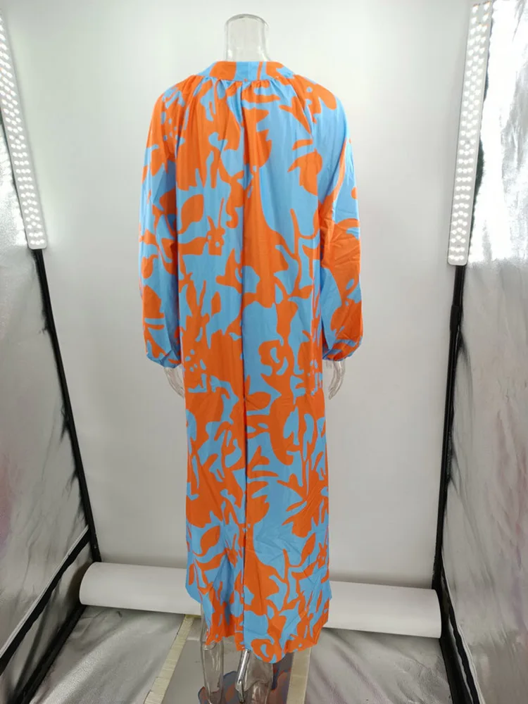 Vintage Deep V-neck Kaftan