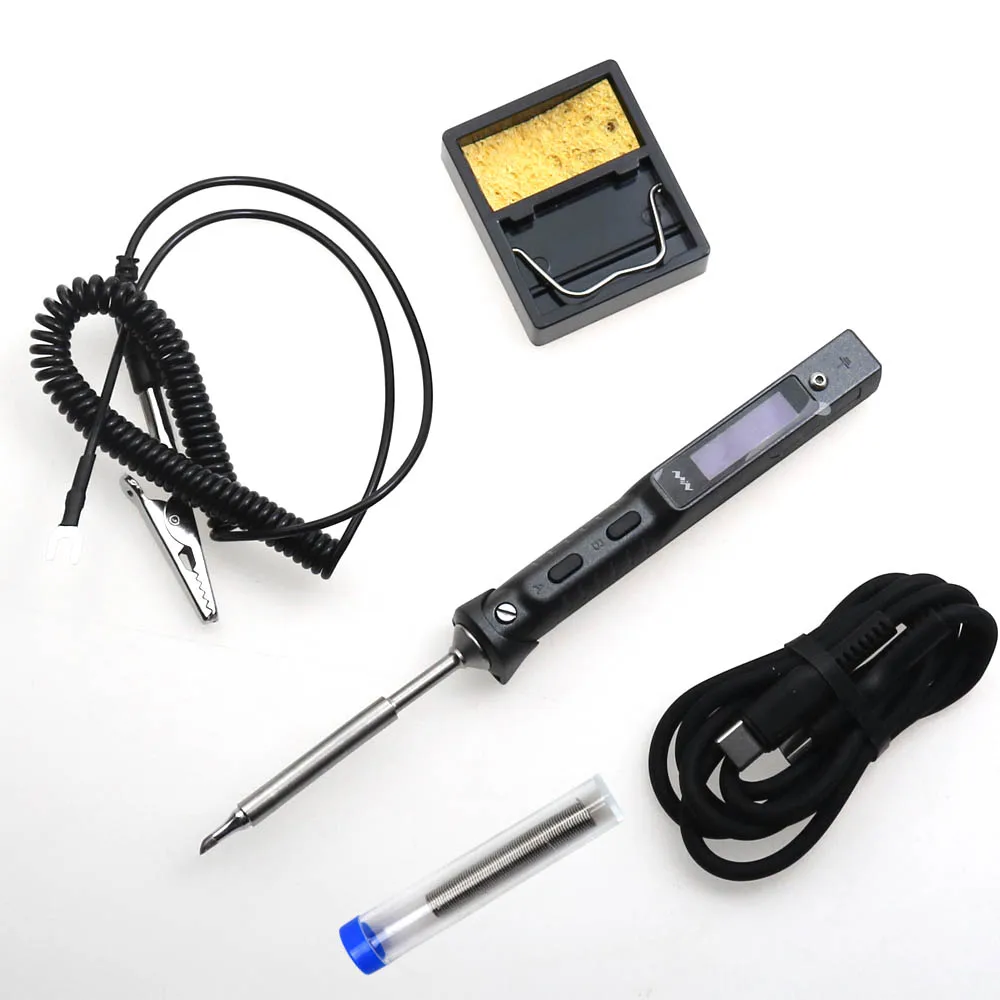 TS101 MINI OLED 65W Digital Electric Portable Smart Soldering station Kit with TS100 Original Replacement Iron Tip