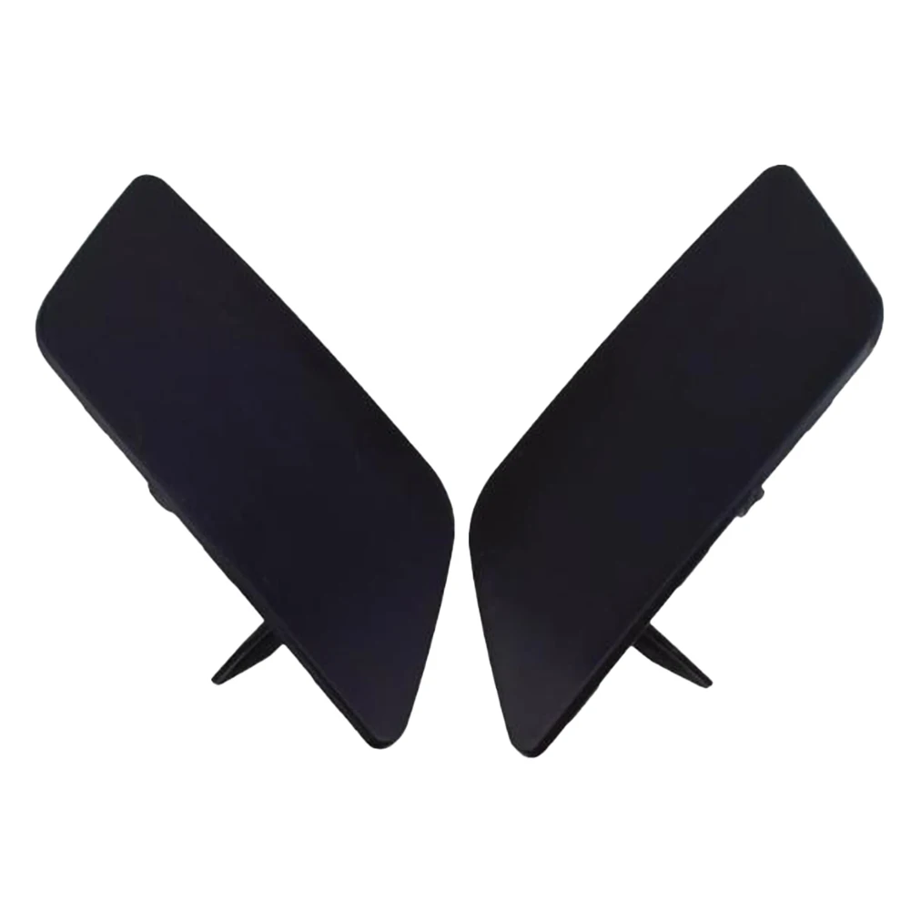 헤드라이트 커버 캡 프론트 범퍼 와셔 커버 차량 유지보수 세트 2개 직접 교체용 플라스틱 구성품