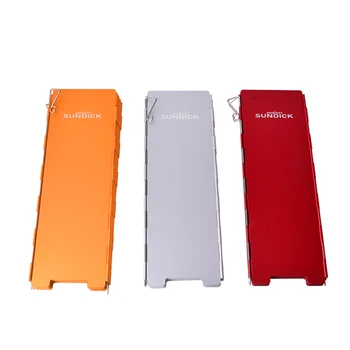 Camping Wind Shield Folding Portable Outdoor Picnic BBQ Gas Burner Windproof Screen Guard Cookware Stove Accessories 5