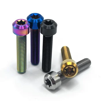 Titanium Bolts M5 M6 M8 x 10/15/20/25/30/35/40/45/50mm Torx Head Screws for Bike Motorcycle Car Boat 1