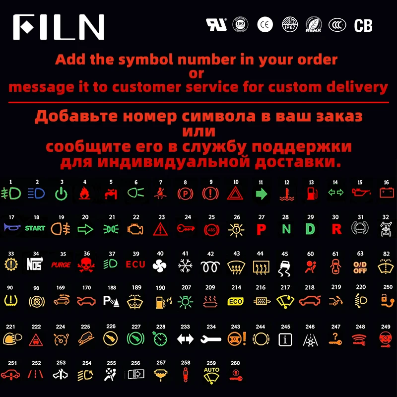 Waterproof 12mm LED Indicator Warning Light Lamp Pilot Panel Dash Car Boat Truck - Foto 12