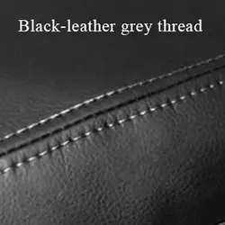 Luxurious Suede Leather Car Armrest Box Protector Cover - Premium Auto Accessories Trim Pad - 2021 - 2024 (Gray thread)