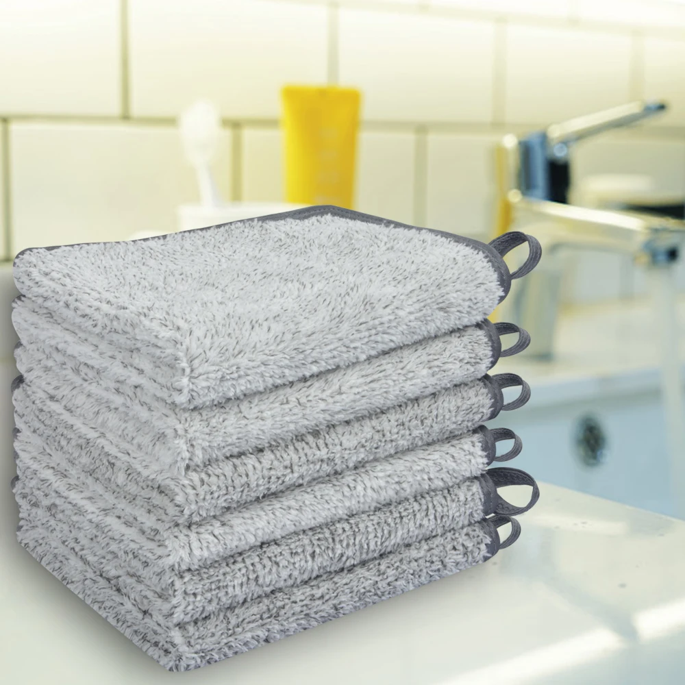 Bamboo Washcloths Face Charcoal Bamboo Wash Cloth Facial Cleansing