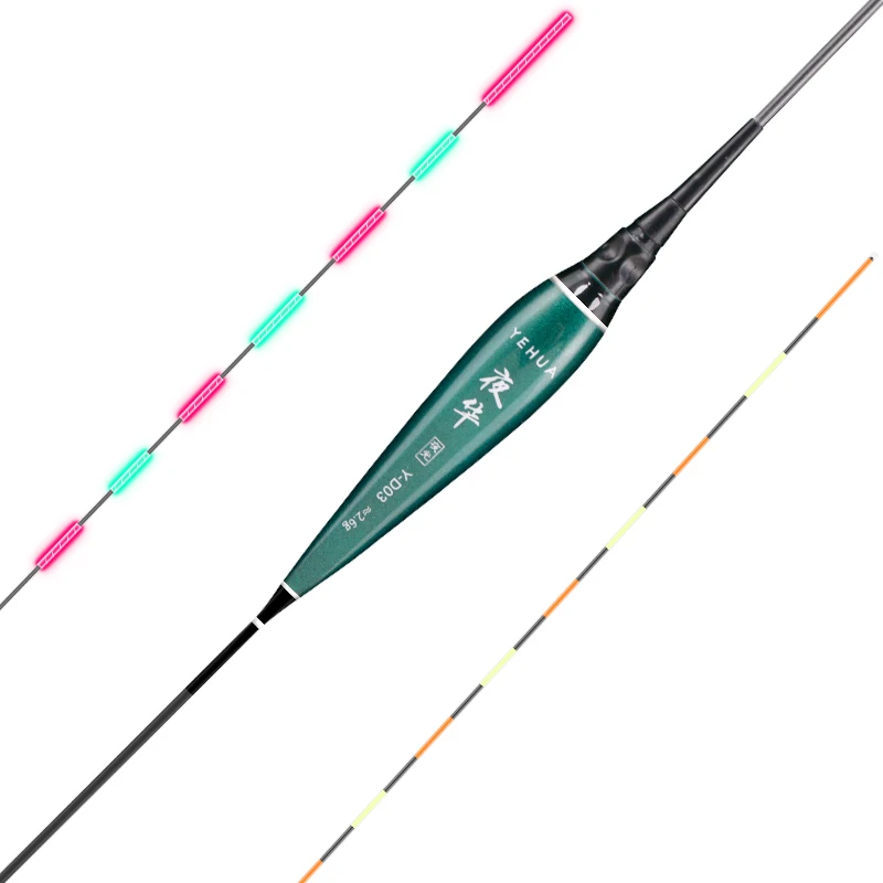 3PCS Electric Floats Float Tubes CR425 Bag Hooks Electric Floats Shallow Water Lake River Bobber Fishing Tackle