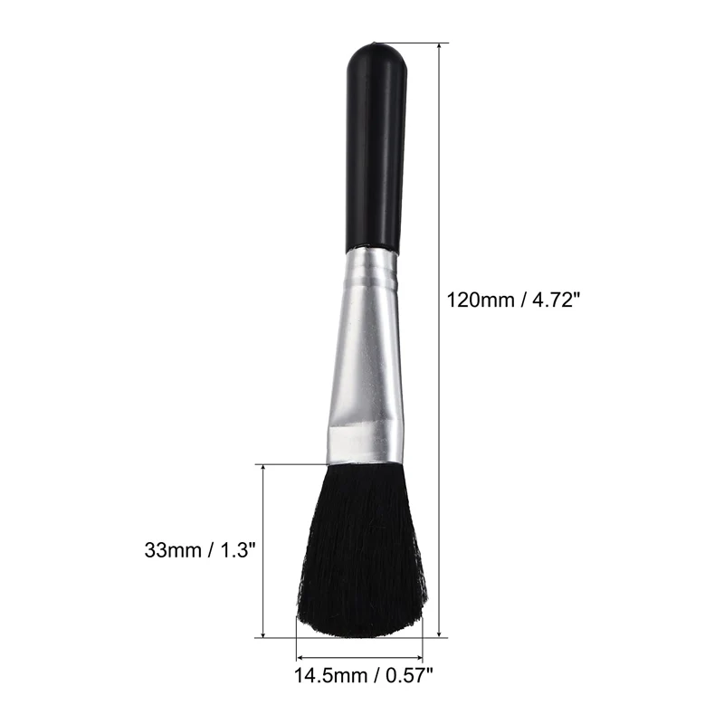 Small Portable Plastic Round Handle Anti Static Clean Brushes Computer Keyboard Laptop Electronics Camera Cleaning Brush Duster 2