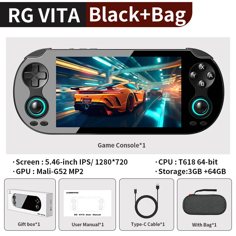 RG VITA Black Bag