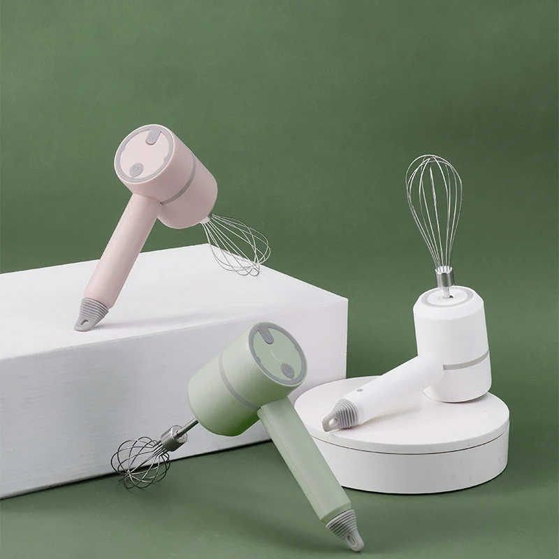 

1Pcs Wireless Mini Mixer Electric Handheld Mixer Egg Beater Automatic Cream Food Cake Baking Dough Mixer Kitchen Tools