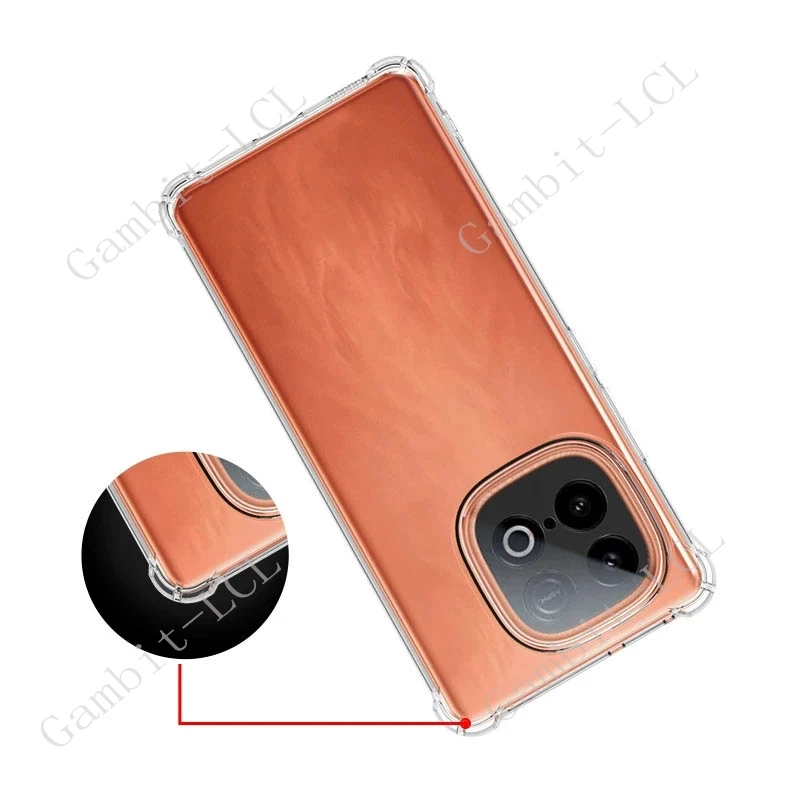 Original Soft TPU Anti-Fall Protective Back Cover