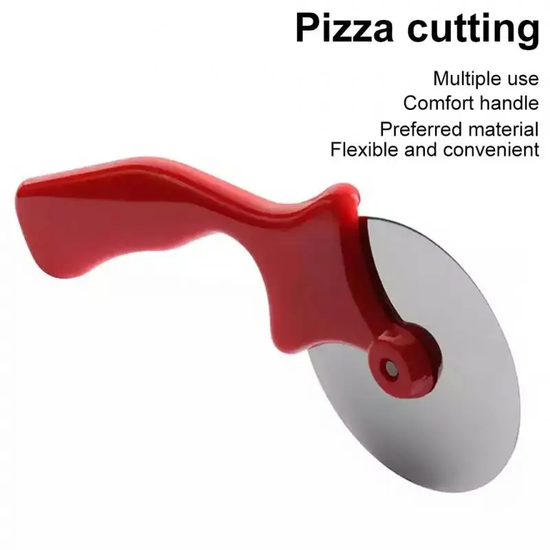 1Pcs Stainless Steel Circular Pizza Knife Roller Knife Pizza Cake Splitter Baking Utensils Kitchen Accessorie Cutting Tools