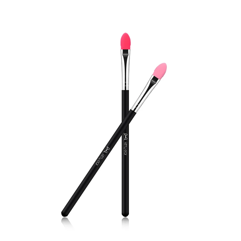 1PC New Lip Brush Silicone Brush Lip Mask Brush Soft Portable Lipstick Eye Shadow Brush Small Multi-function Makeup Brush