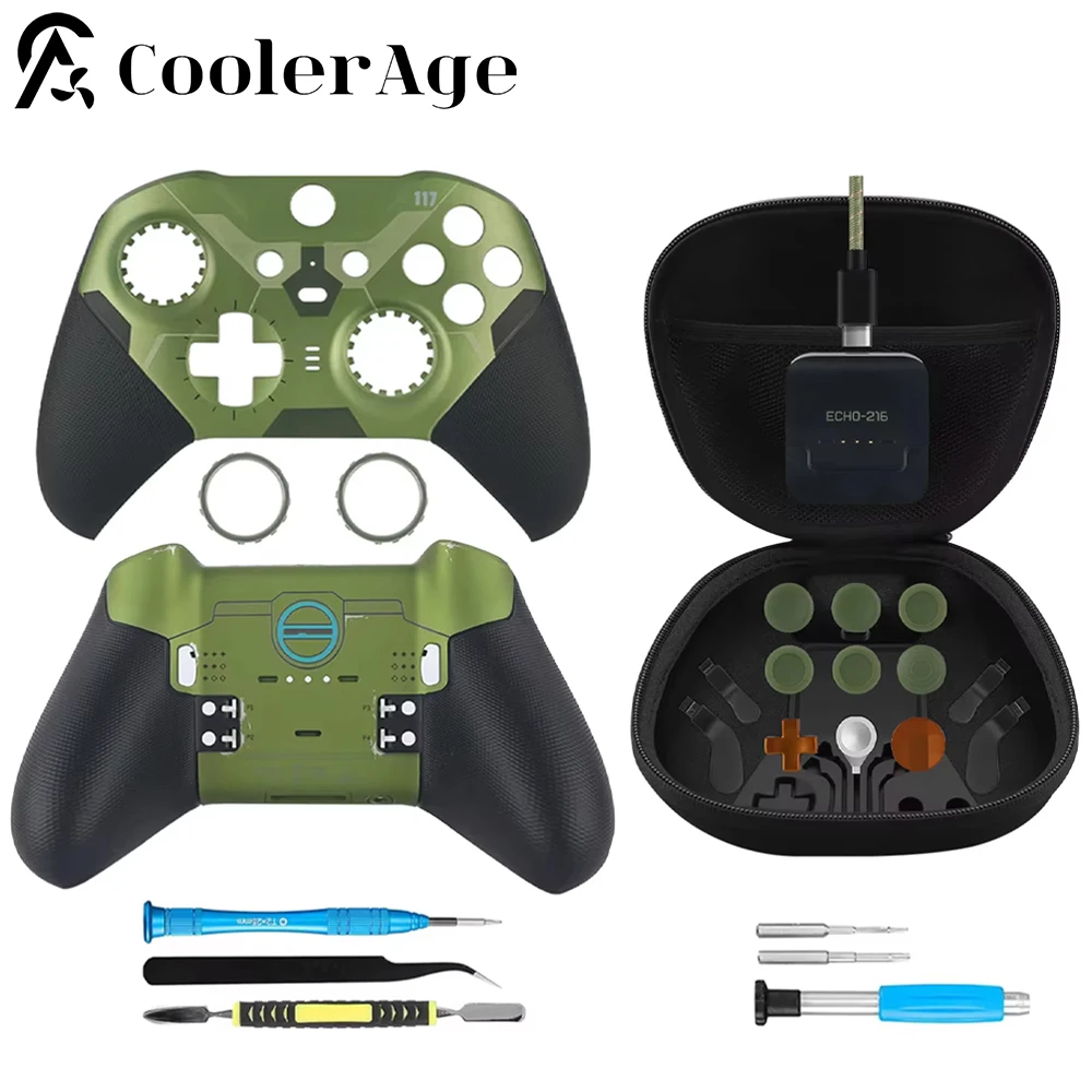 TSV 17-in-1 Replacement Parts for Xbox One Elite Series 2/Core, Thumbstick, Paddle, D-Pad Kit TSV 17-in-1 Replacement Parts for Xbox One Elite Series 2/Core, Thumbstick, Paddle, D-Pad Kit