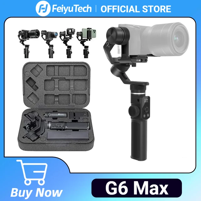 FeiyuTech Official G6 Max 3-Axis Handheld Gimbal Stabilizer for