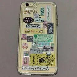 Japanese Creative Splicing Label Cute Phone Case - Clear Cover for Nova 7 SE 5G (T-283T250407101)