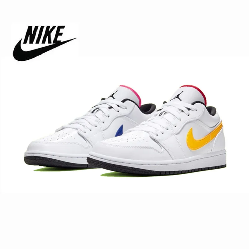 2022 Original Nike Air Jordan 1 Low Men Shoes Comfortable Lightweight AJ1 Women Basketball Shoes Sports Sneakers CQ9776-600