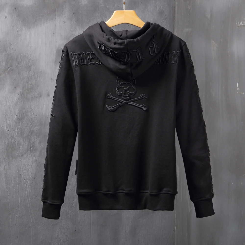 2024 top brand men's pure cotton letter embroidery 2-piece hooded sweater pants sportswear Ropa deportiva con capucha uomo plein 4