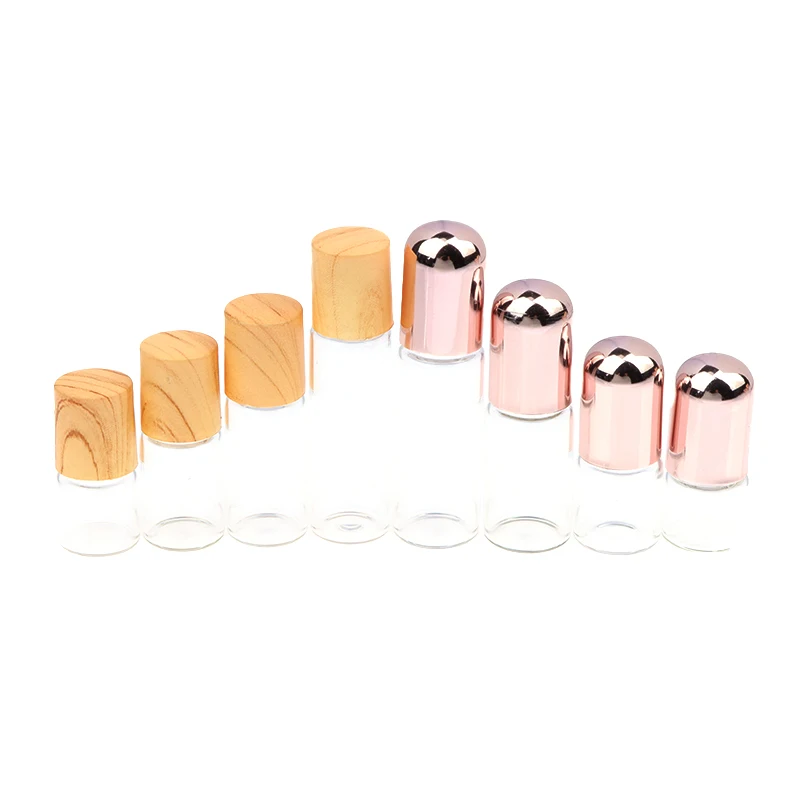 빈 향수 롤러 볼 병, 액체 오일 용기, 리필 가능한 병, 휴대용 미니 보관 병, 1 ml, 2 ml, 3 ml, 5ml
