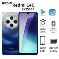 2026 new Redmi 14C 8+256GB, 120Hz, 50MP + 13MP dual camera, 5160mAh high-capacity battery 4