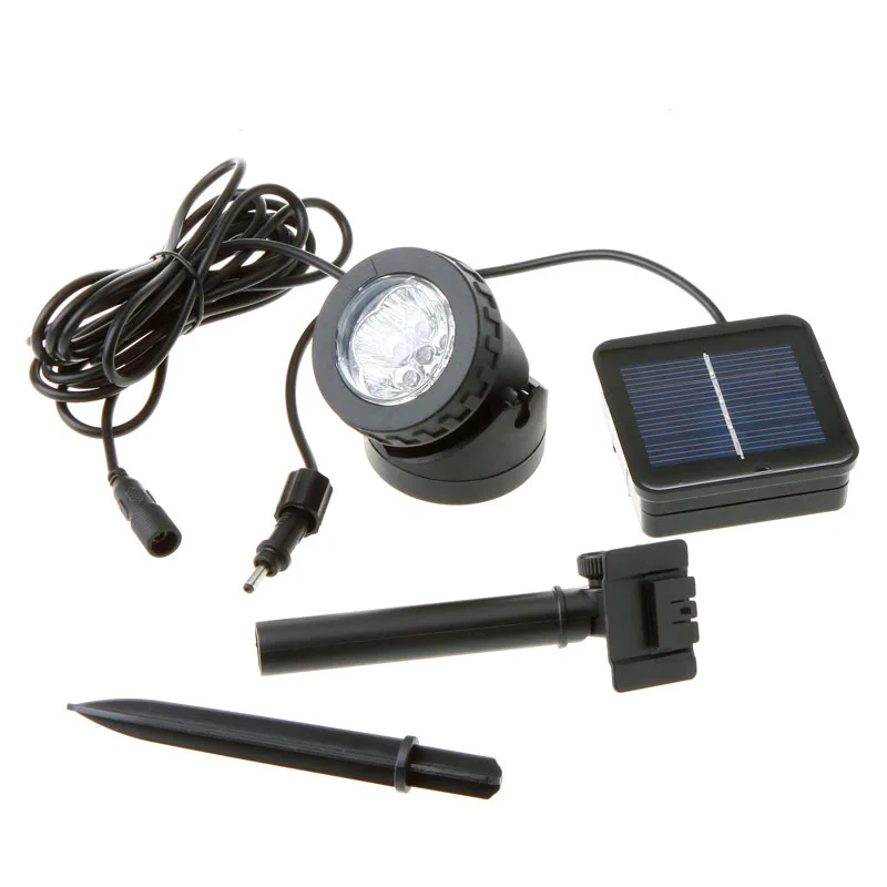

Waterproof Solar Spotlights Underwater Solar Spotlights 6LED Projection Lights Landscape Decorative Lights