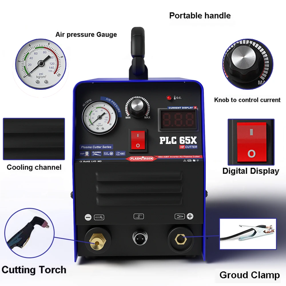 プラズマ切断機 PLC55Pro エアプラズマカッター スマート プラズマ切断機 PLC55Pro エアプラズマカッター スマート