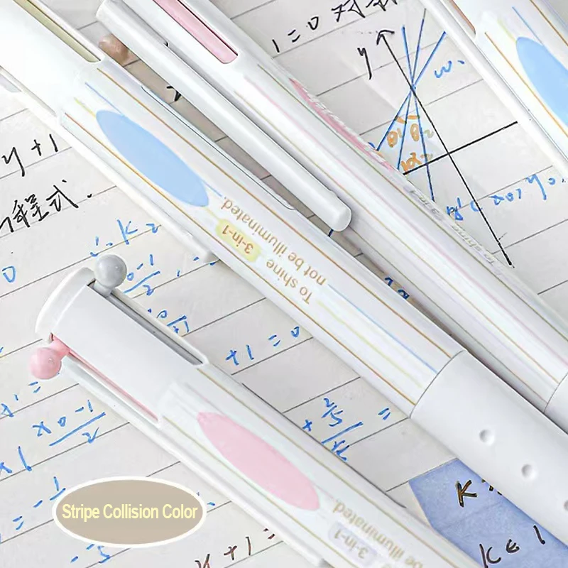 1 قطعة ثلاثي الألوان وحدة القلم القلم الإبداع الطا...