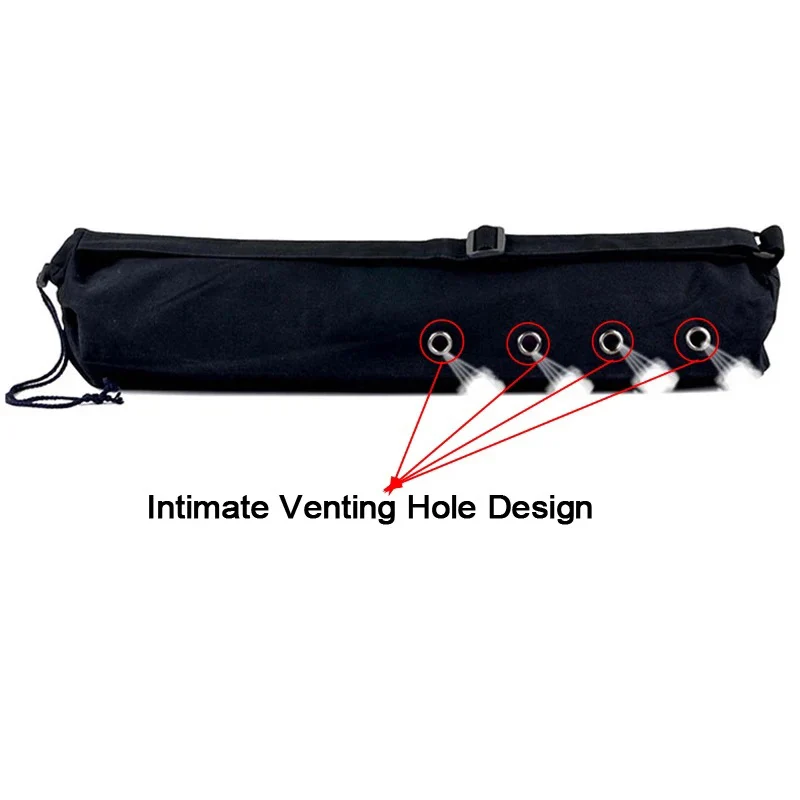 Canvas Practical Yoga Pilates Mat Carry Strap Drawstring Bag Sport Exercise Gym Fitness Backpack for 8mm Yoga Mat 70cm x 16cm yoga mat yoga mat bag