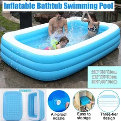 Piscine gonflable et carrée de grande taille pour famille, 3M, piscine hors sol amovible pour enfants, cabine pour enfants 