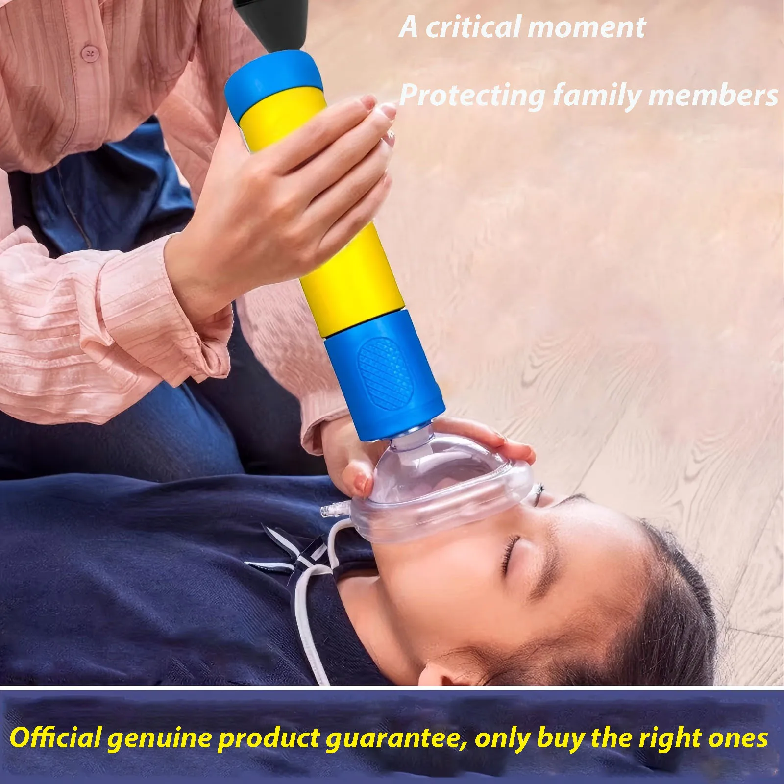 Automatic first aid asphyxiation rescue device portable asphyxiation emergency device for home travel CPR for adults and chil