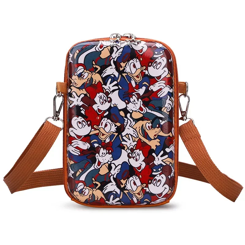 Disney-Sac de Rangement pour Téléphone Portable pour Enfant, Mignon, Imprimé de Dessin Animé, Étanche, Grande Capacité, Diagonale