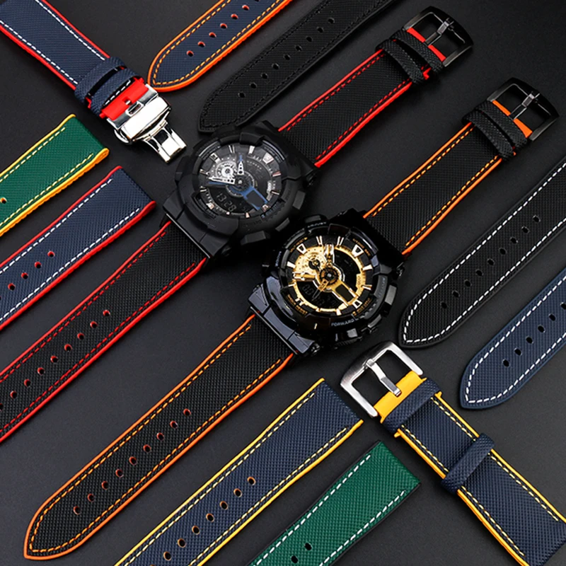 

Водонепроницаемый нейлоновый ремешок для часов Casio GA110 GA100 DW5600 DW5610