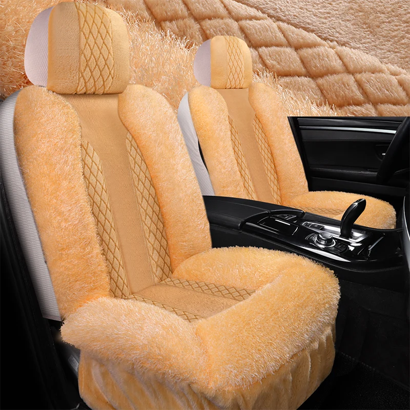 

2022 New full surrounding car seat cover autumn and winter short plush all-inclusive cotton pedestal mat four seasons universal
