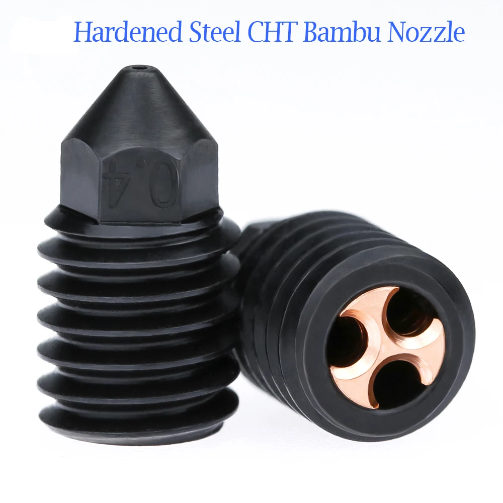 Extrusora Cabeça Hot End Cht Bocal Aquecedor Termistor Bambu Bambu Bambu Bambu Bambu 3d Hotend Kit Bambu Laboratório x1 x1 P1p Atualização Extrusora - Imagem 2
