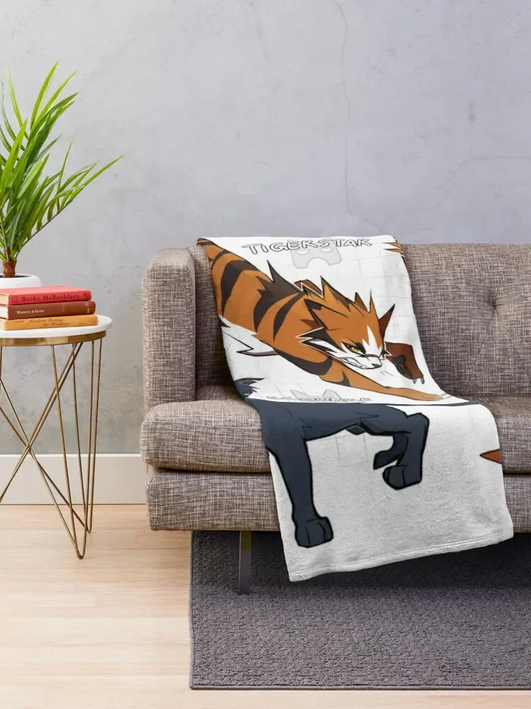 Firestar, Tigerstar and Scourge from Warrior Cats - The Darkest Hour Throw Blanket Luxury Picnic Bed blankets ands Blankets 2