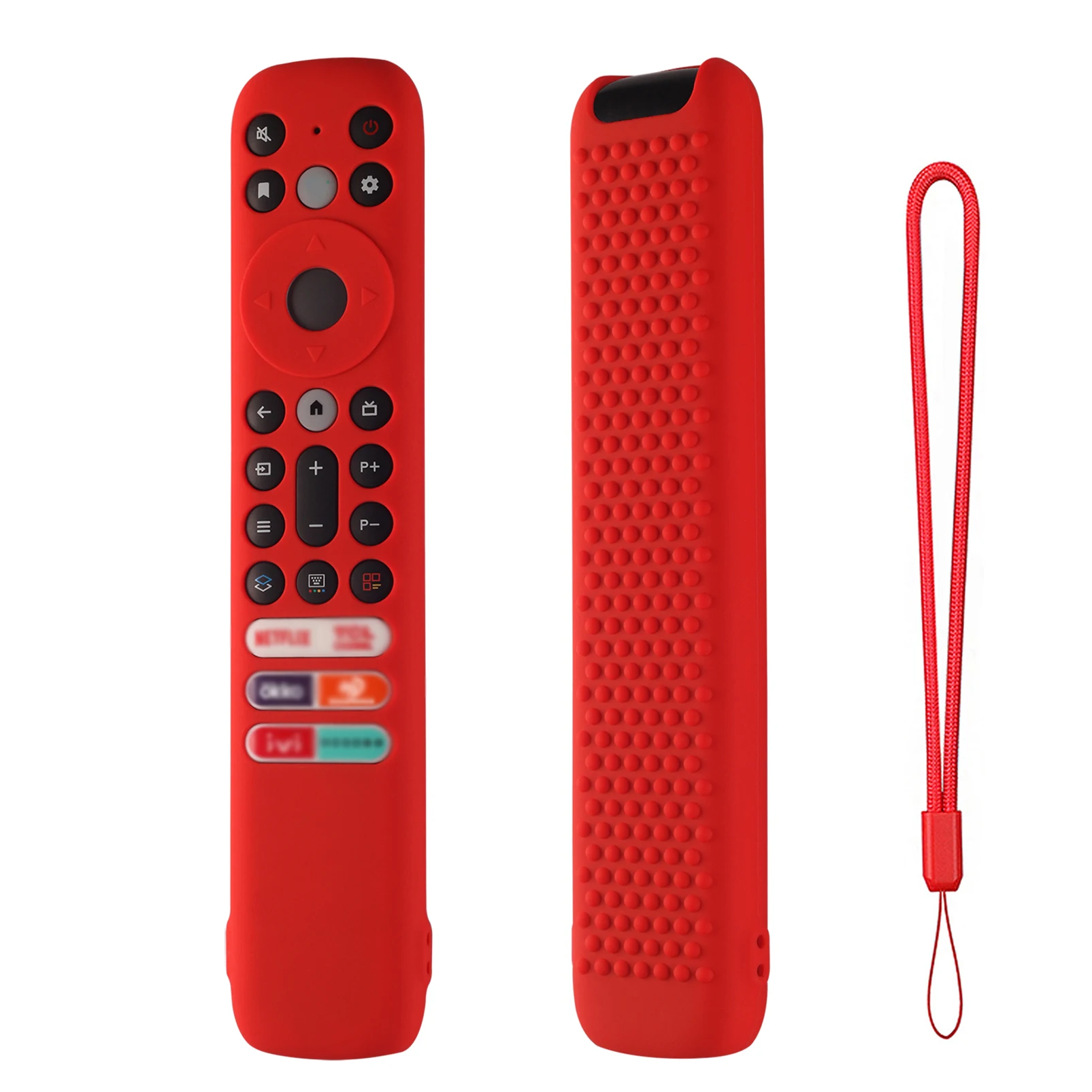 Silicone Case Cover for TCL RC902V FMR1 FAR2 FMR4 Voice Remote Control for TCL 55R646 55S546 65R646 65S546 75R646 75S546 TV