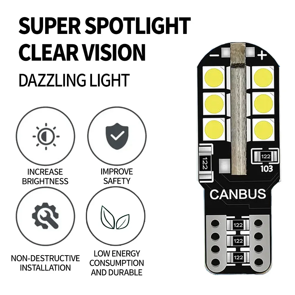 ٰ VW Nivus 2020 2021 2022 2023 ڵ ȣ ׸  , T10 LED ڵ , 2 