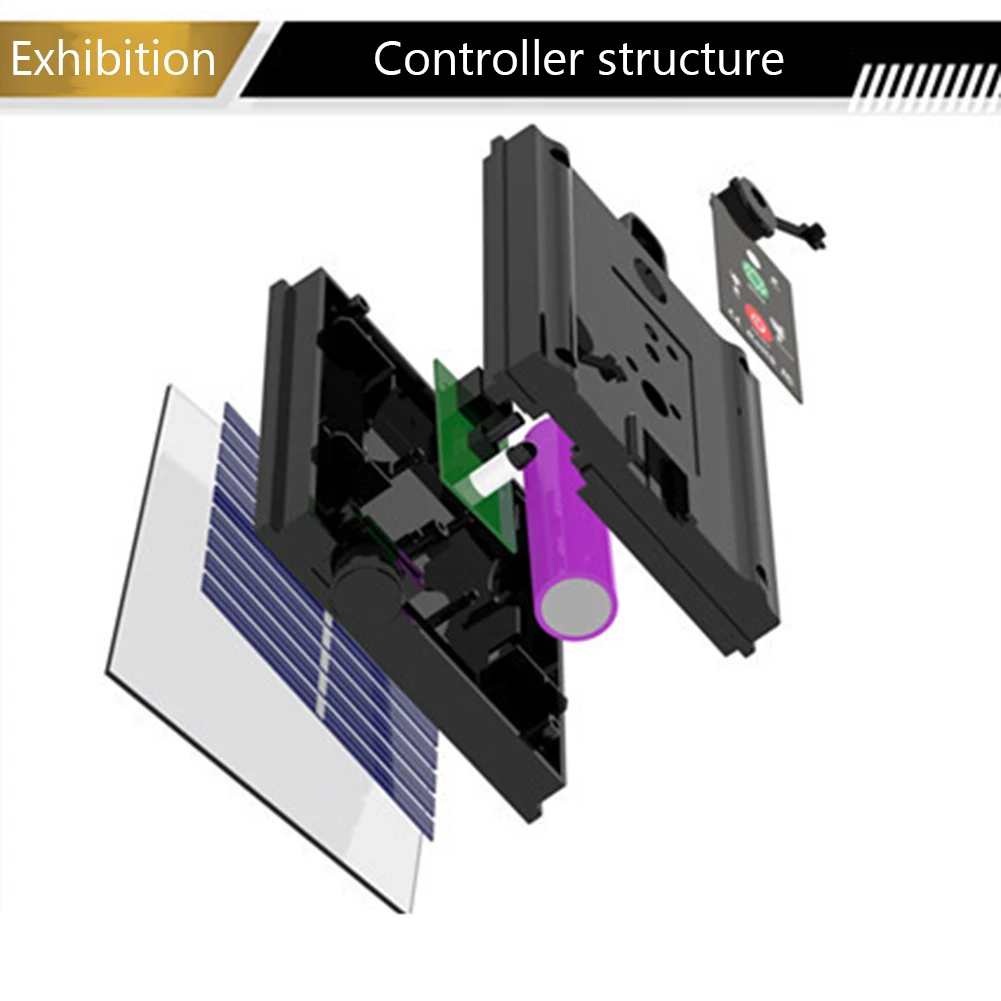 Solar Battery Box for Outdoor Indoor LED String Lamps Solar Panel ...