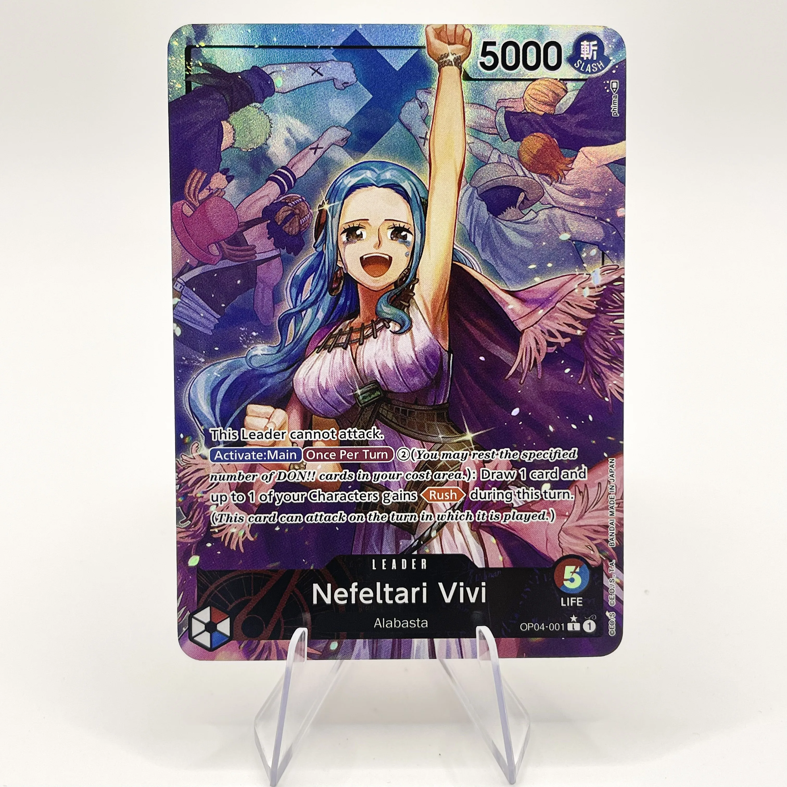 Proxy Anime One Piece OTCG Leader Card Zoro Law Luffy Sanji Zephyr