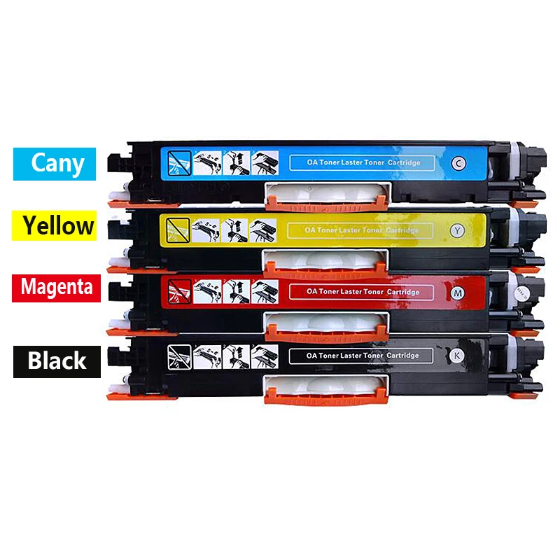 HTL toner cartridge CF350A 350A CF351A CF352A CF353A 130A comptible for hp Color LaserJet Pro MFP M176n M176 M177fw M177